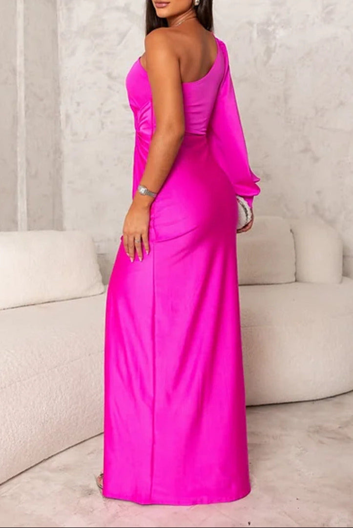 Riley™ - Ein-Schulter Abendkleid