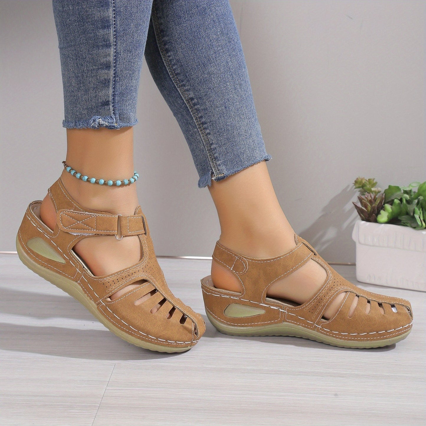 Leni – Komfort Sandalen mit sanfter Erhöhung
