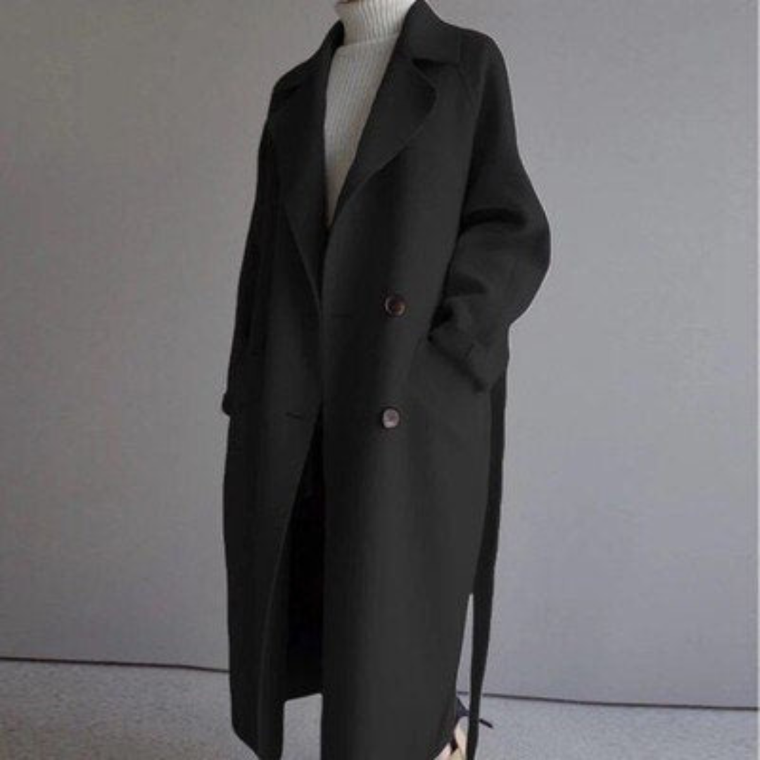 Clarissa - Damen Trenchcoat aus Wolle