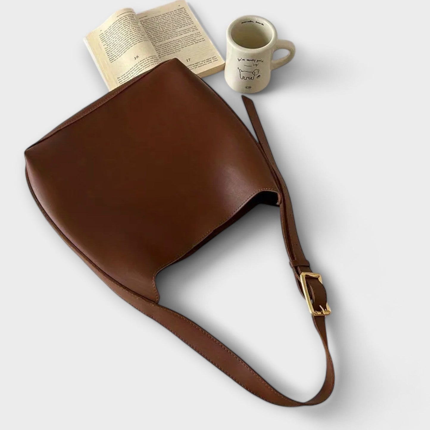 Isidore – Elegante Lederschultertasche