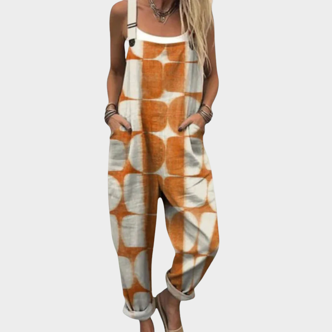 Bequeme Bedruckte Latzhose