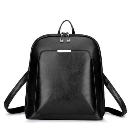 Saskia - Klassischer Doppelreißverschluss-Rucksack