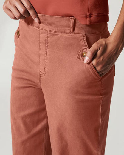 Stretch Twill Cropped Weithose