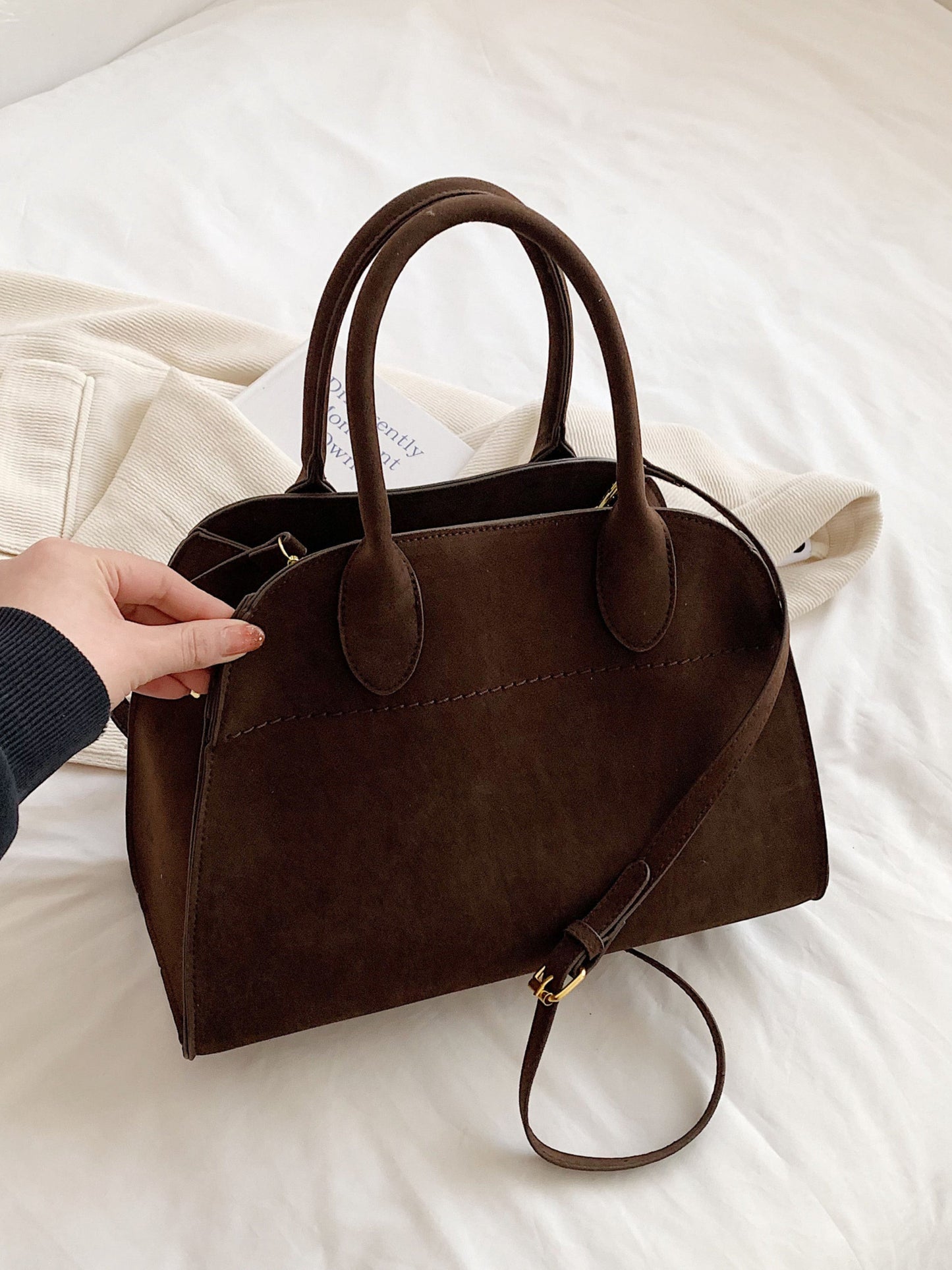 Ebony - Wildledertasche