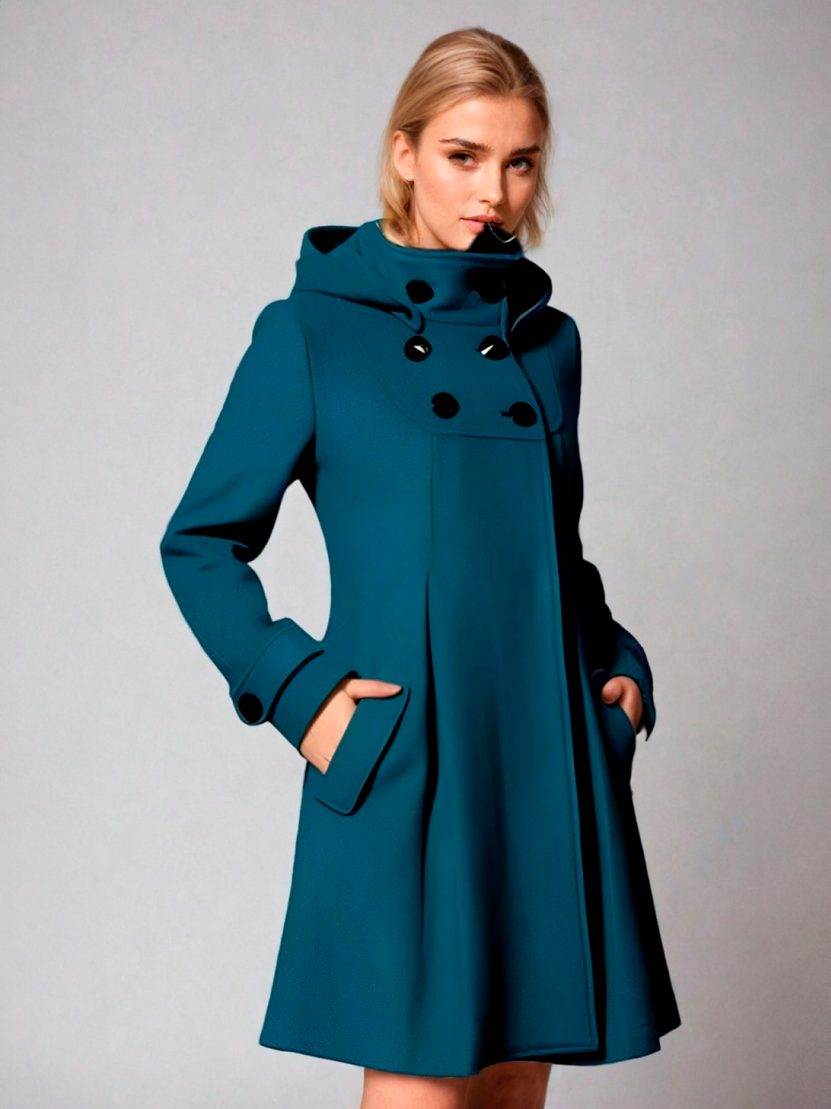 Belgravia Funnel-Neck Mantel