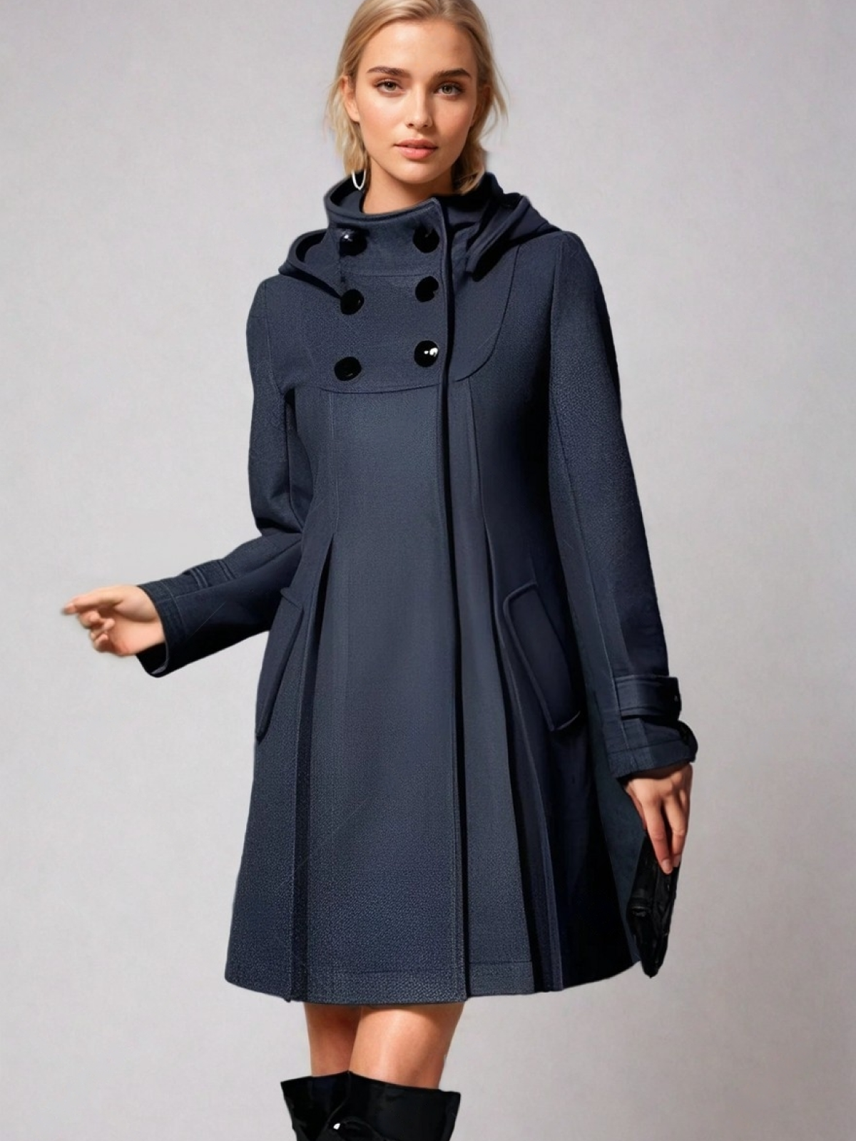 Belgravia Funnel-Neck Mantel
