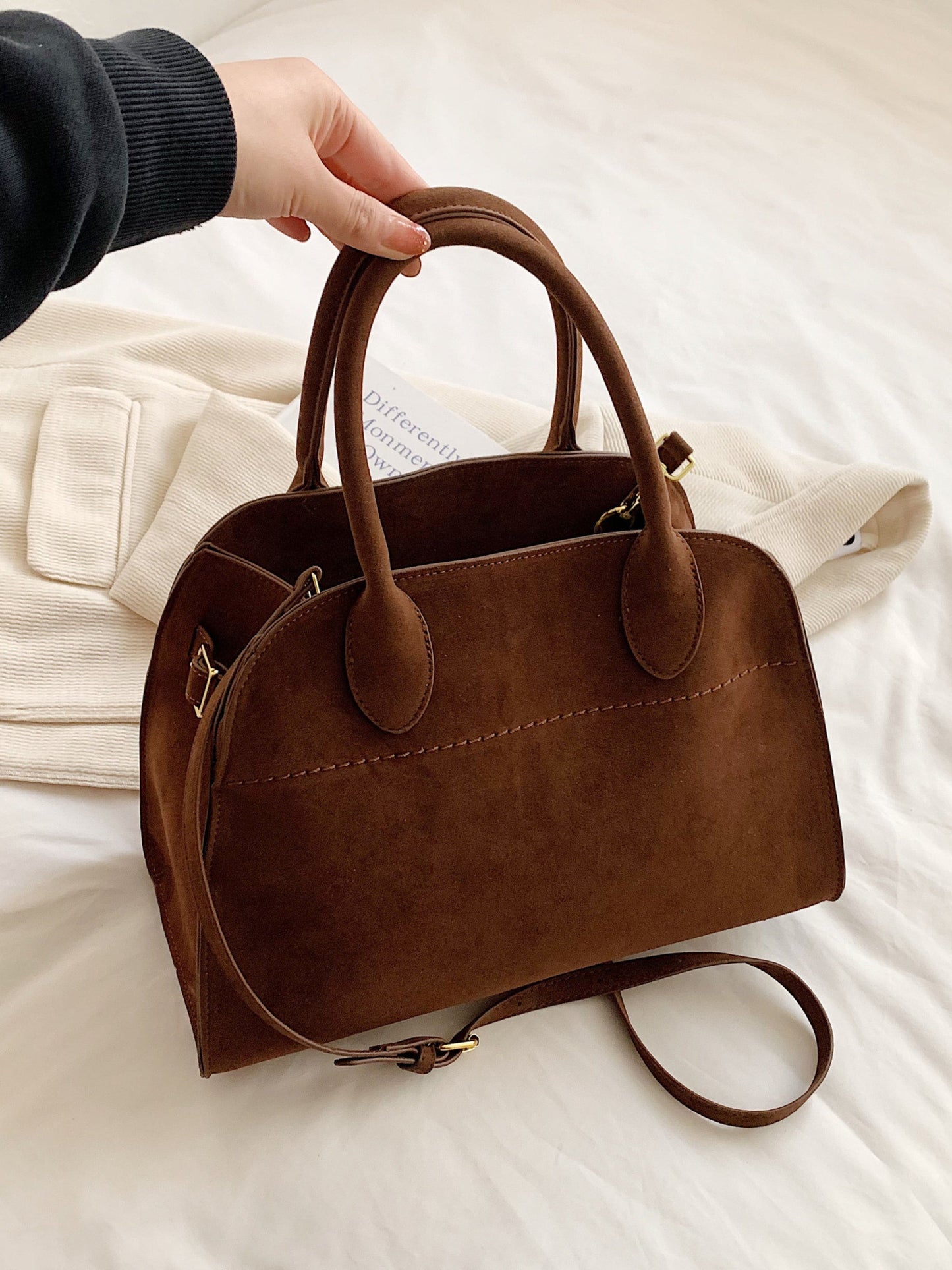Ebony - Wildledertasche