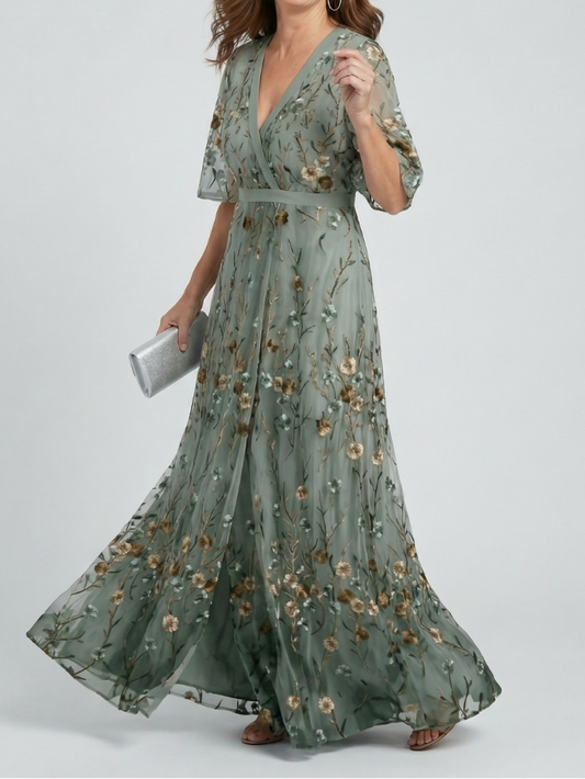 Hannah - Maxikleid mit Halterneck