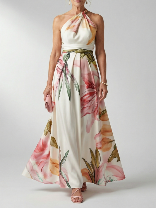 Anke - Leichtes Maxikleid mit floralem Muster