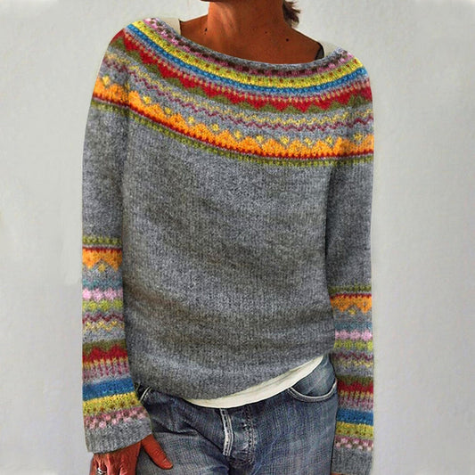 Emily - Bunter Kuschelpullover