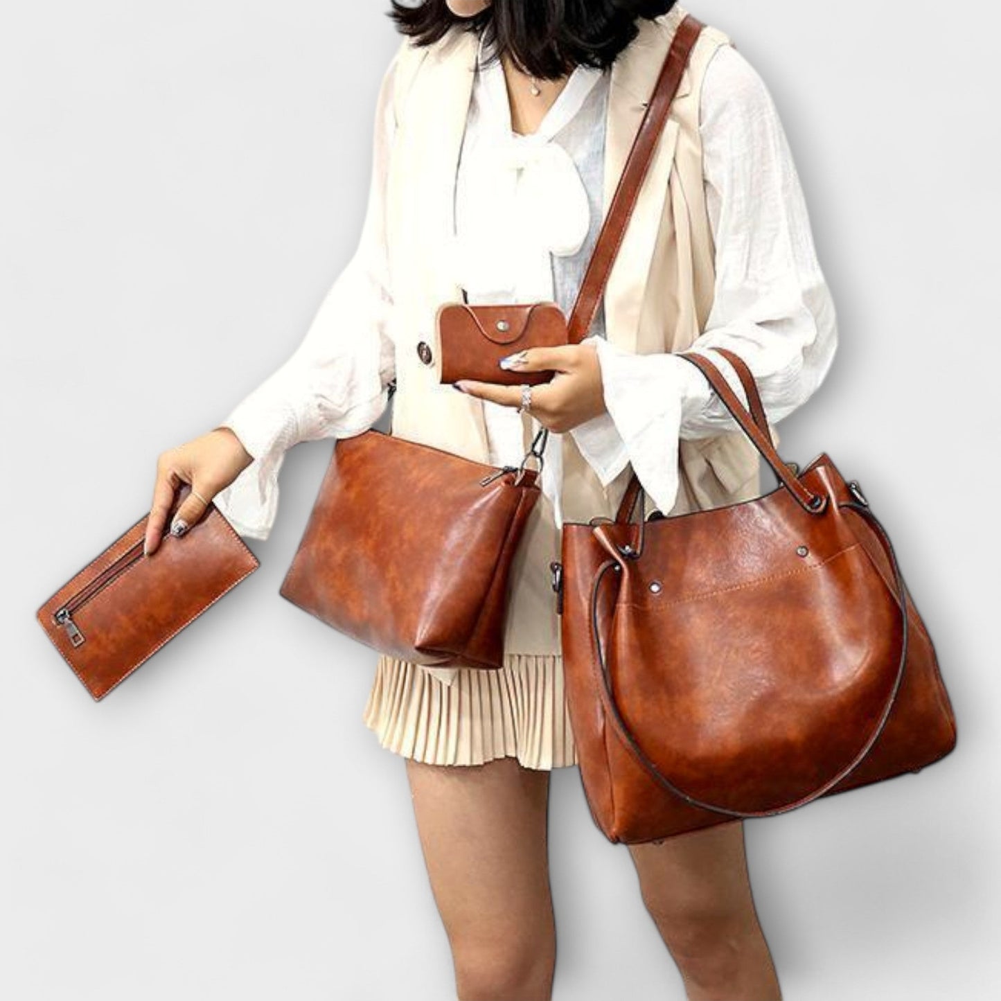 Azura - 4-teiliges Vintage Taschen-Set