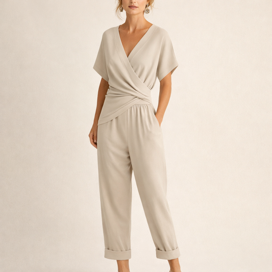 Magda | Eleganter Wickel-Overall