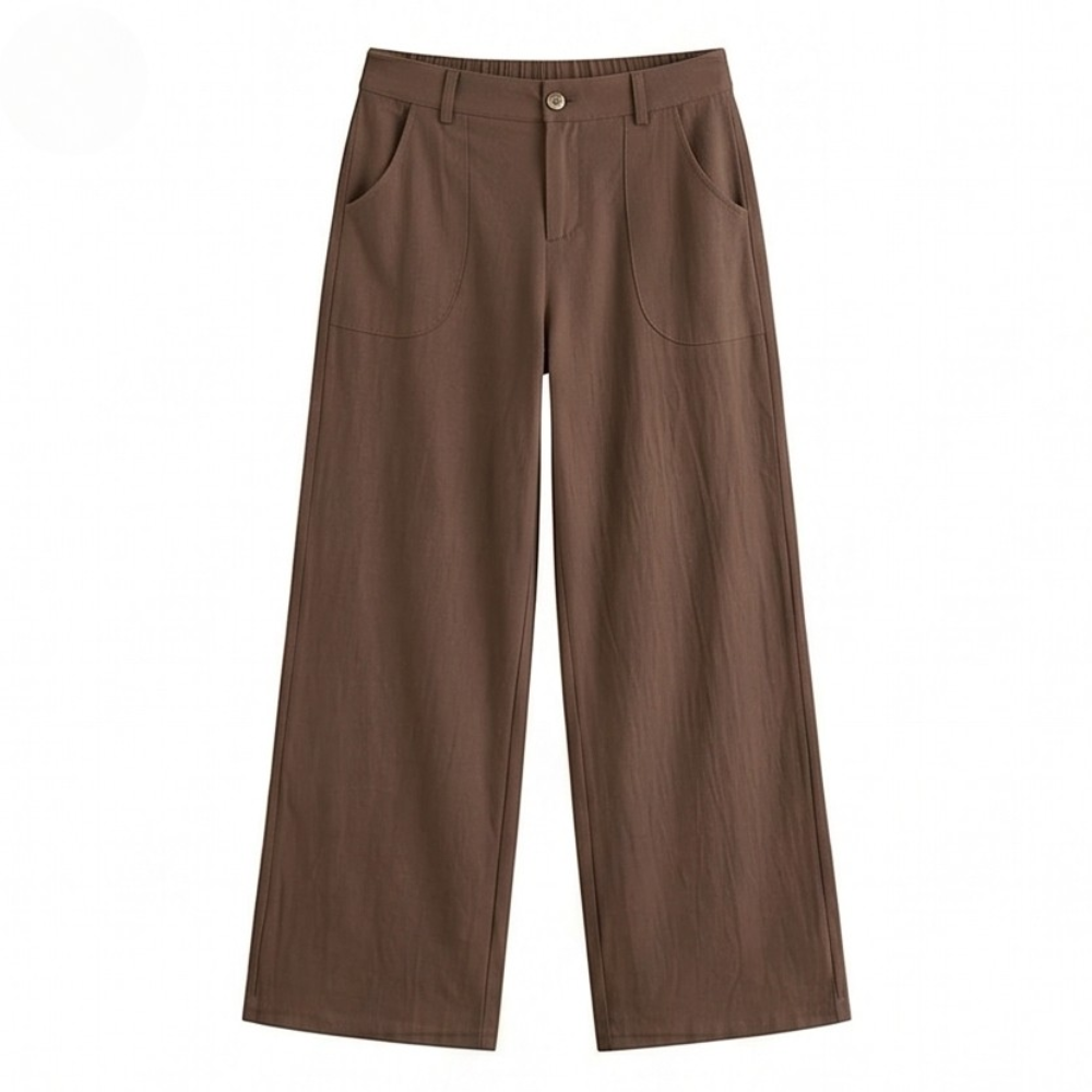Loriva – High-Waist Wide-Leg Palazzo-Hose