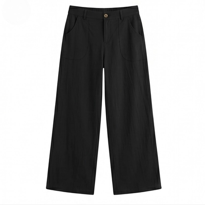 Loriva – High-Waist Wide-Leg Palazzo-Hose