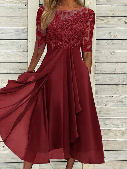 Puck™ - Elegantes Midi-Kleid aus Spitze
