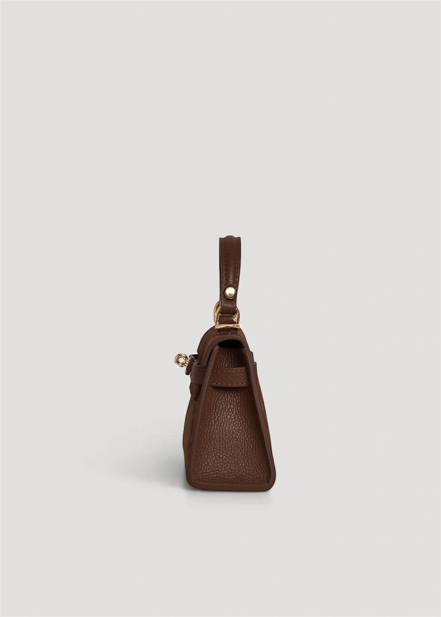 LINA MINI VELOURSLEDER DUNKLE SCHOKOLADE