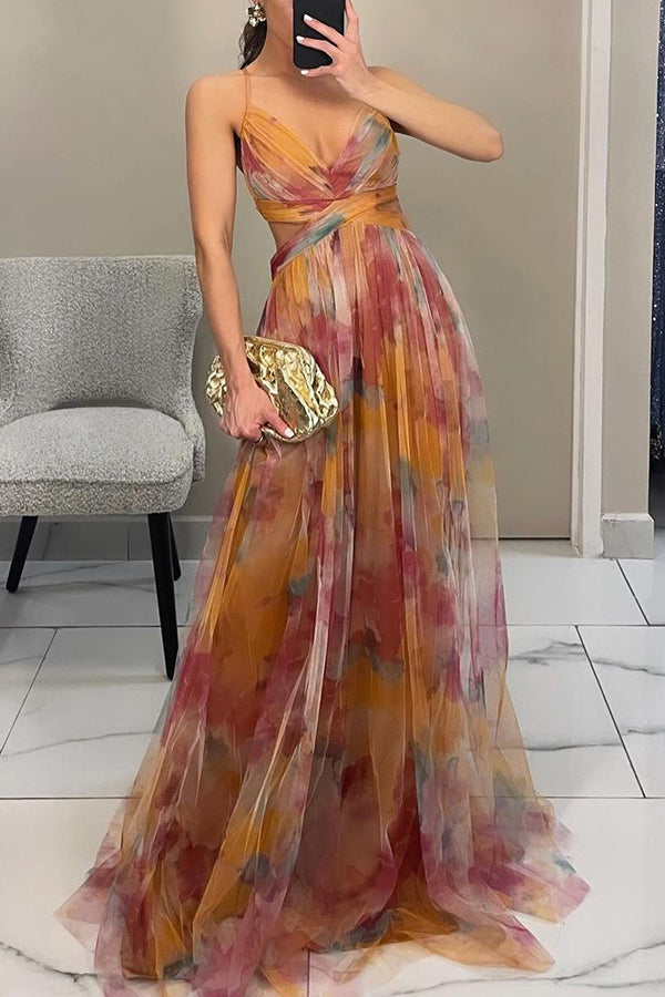 Sanne™ - Romantisches Fließendes Abendkleid