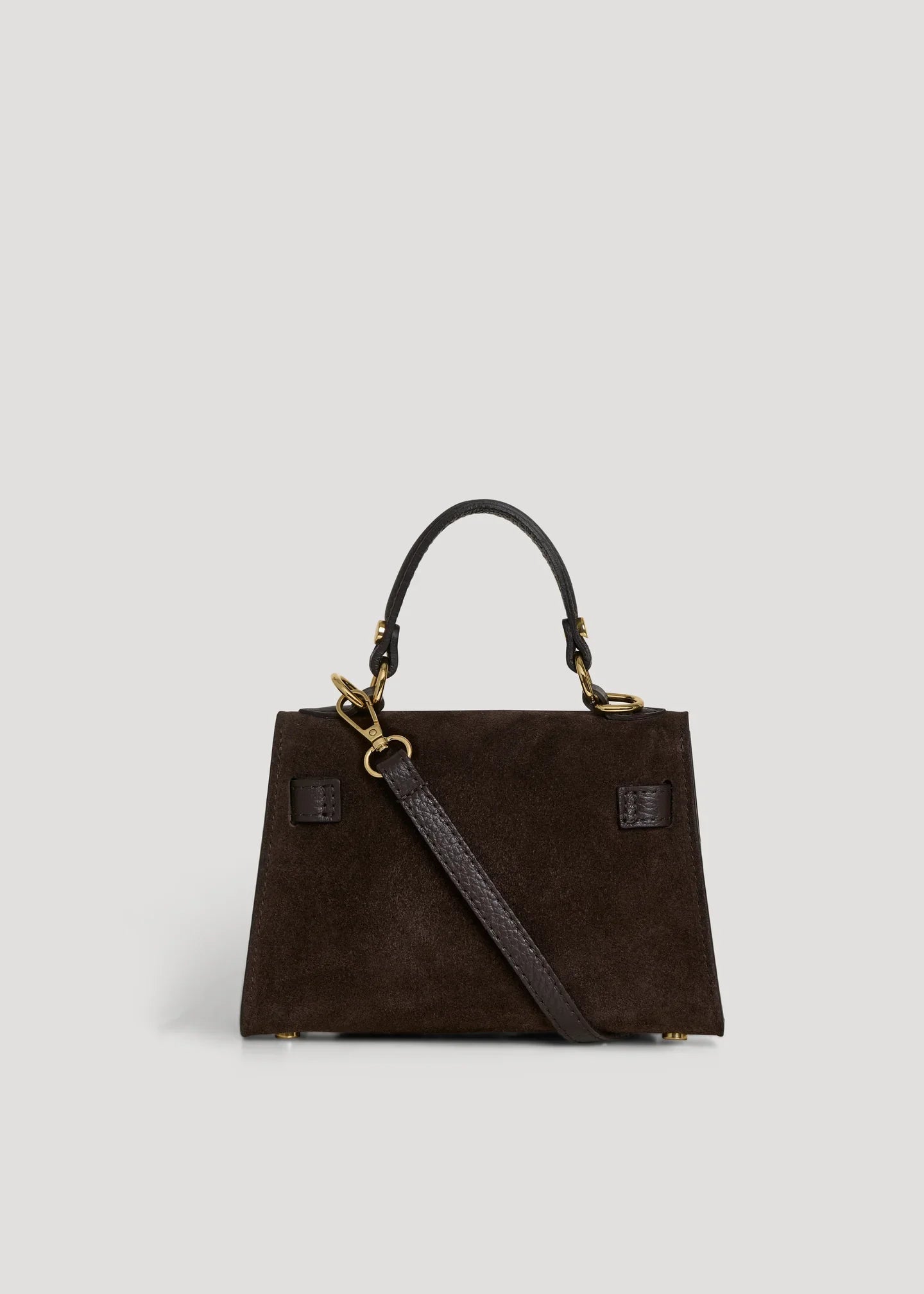 LINA MINI VELOURSLEDER ESPRESSO