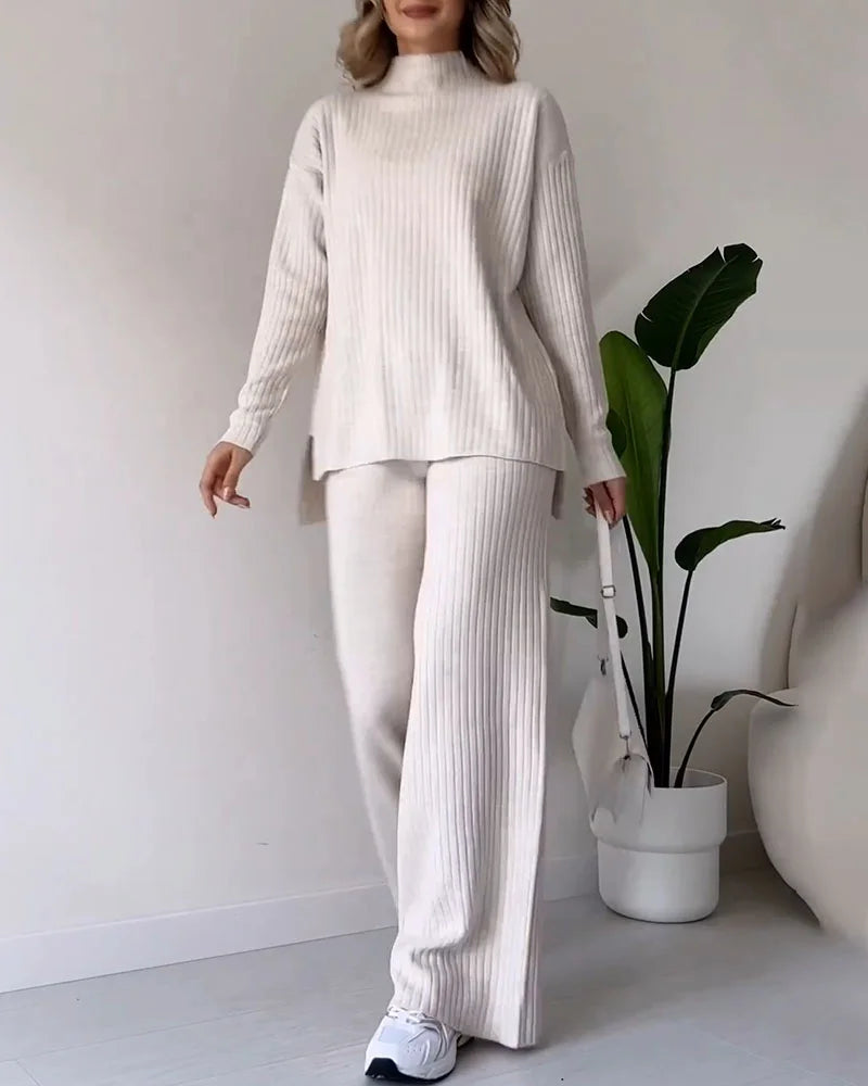 Elegantes zweiteiliges Set mit Schlitz