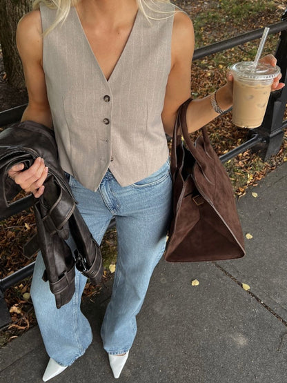 Ebony - Wildledertasche