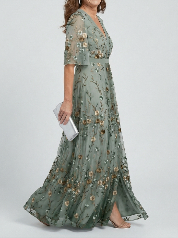 Hannah - Maxikleid mit Halterneck