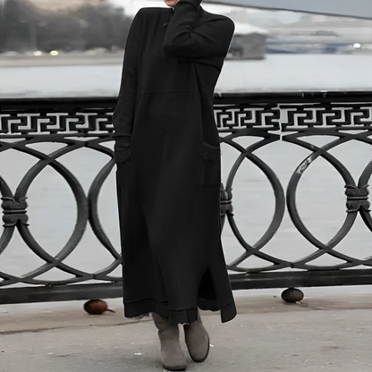 Gerda™| Lange Strickkleid