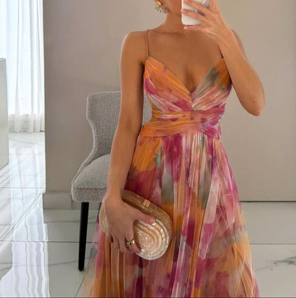 Sanne™ - Romantisches Fließendes Abendkleid
