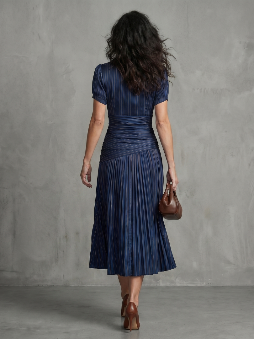 Theodora - Midikleid mit Faltenbund