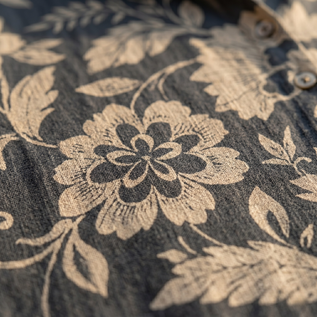 Yarelda | Luftige Bluse mit Blumenprint in Grau