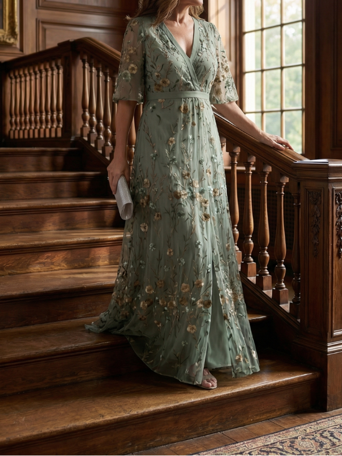 Hannah - Maxikleid mit Halterneck