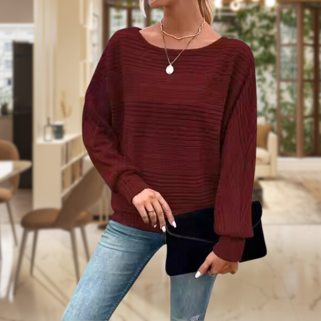 Abigail -Strukturierter Pullover