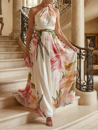 Anke - Leichtes Maxikleid mit floralem Muster
