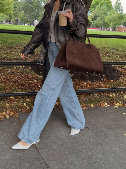Ebony - Wildledertasche