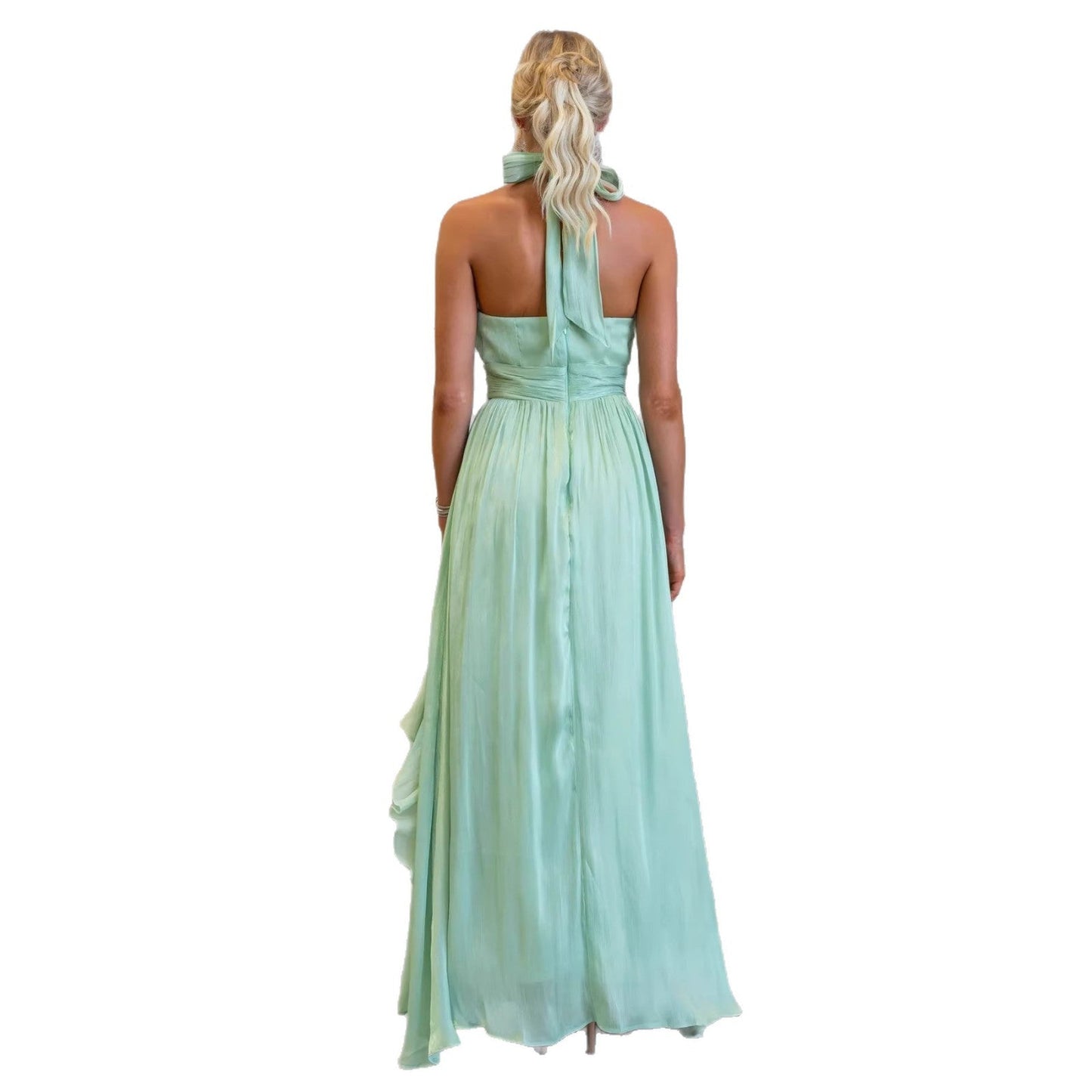 Maxikleid mit Rüschen Celestia