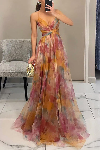 Sanne™ - Romantisches Fließendes Abendkleid