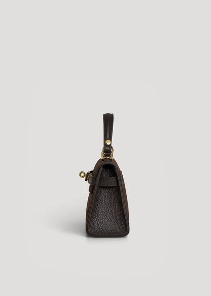 LINA MINI VELOURSLEDER ESPRESSO