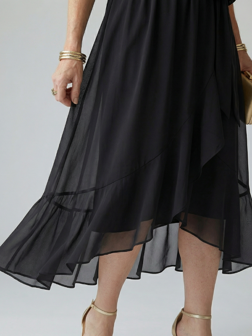 Elric - Midi Drapierte Robe