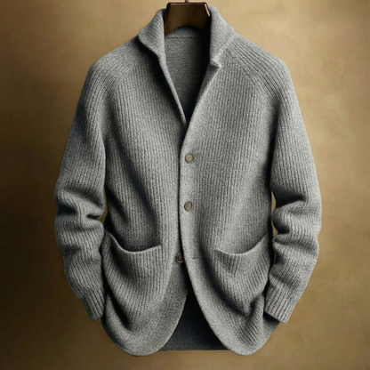 SILVORO | STRICKJACKE AUS RIPPWOLLE FÜR HERREN
