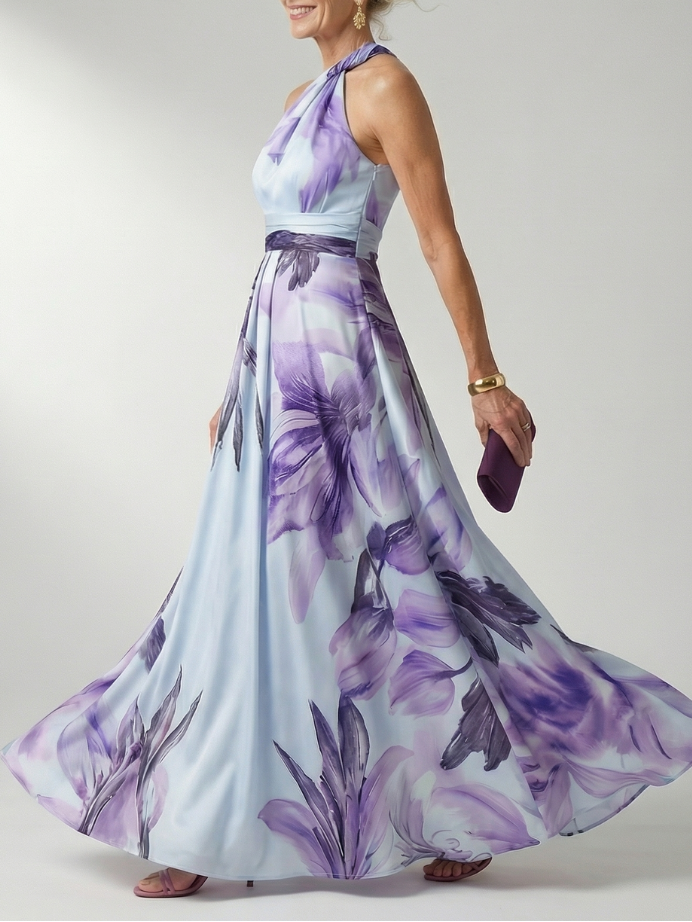 Anke - Leichtes Maxikleid mit floralem Muster