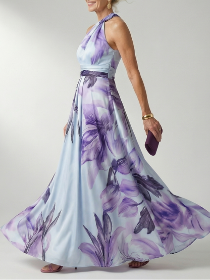 Anke - Leichtes Maxikleid mit floralem Muster