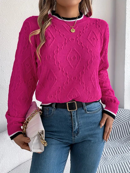 Verity - Eleganter gestreifter Pullover