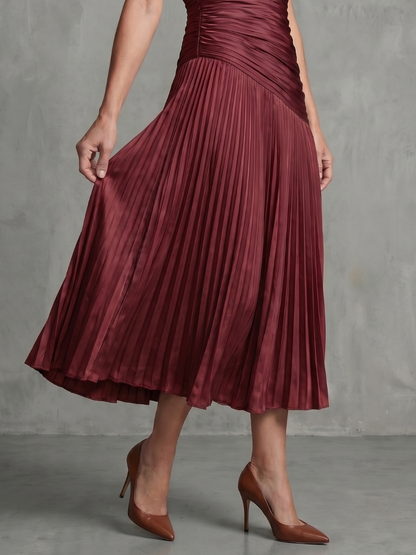 Theodora - Midikleid mit Faltenbund