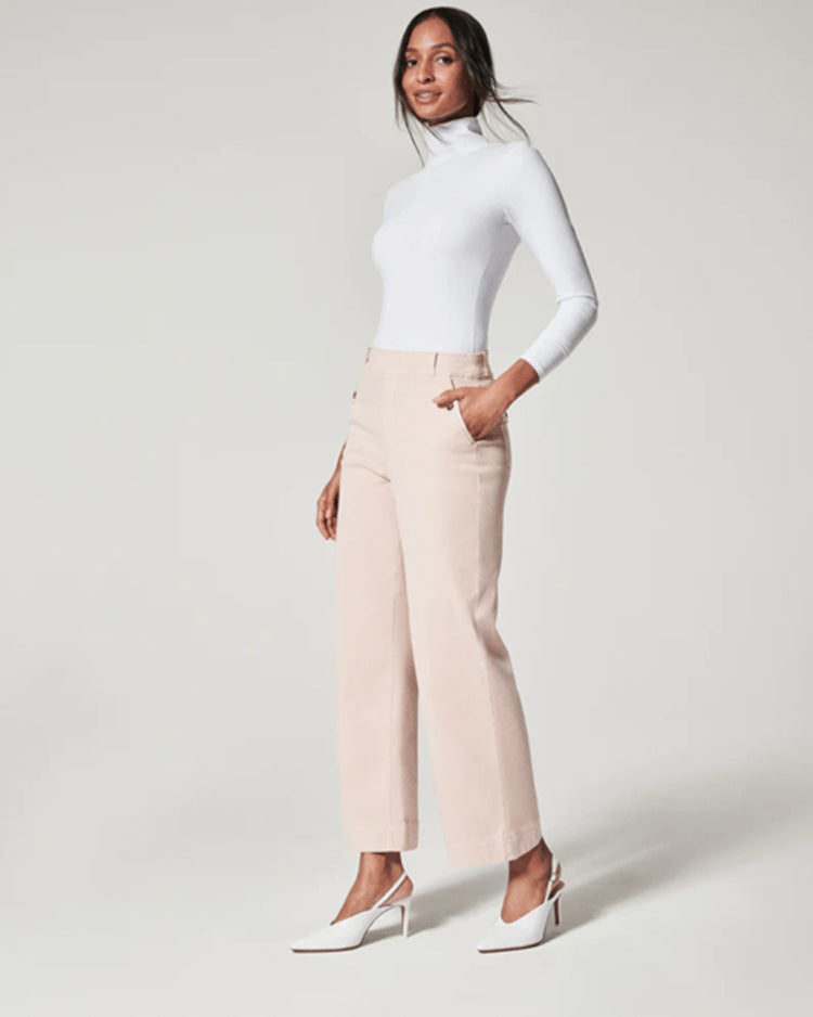 Stretch Twill Cropped Weithose