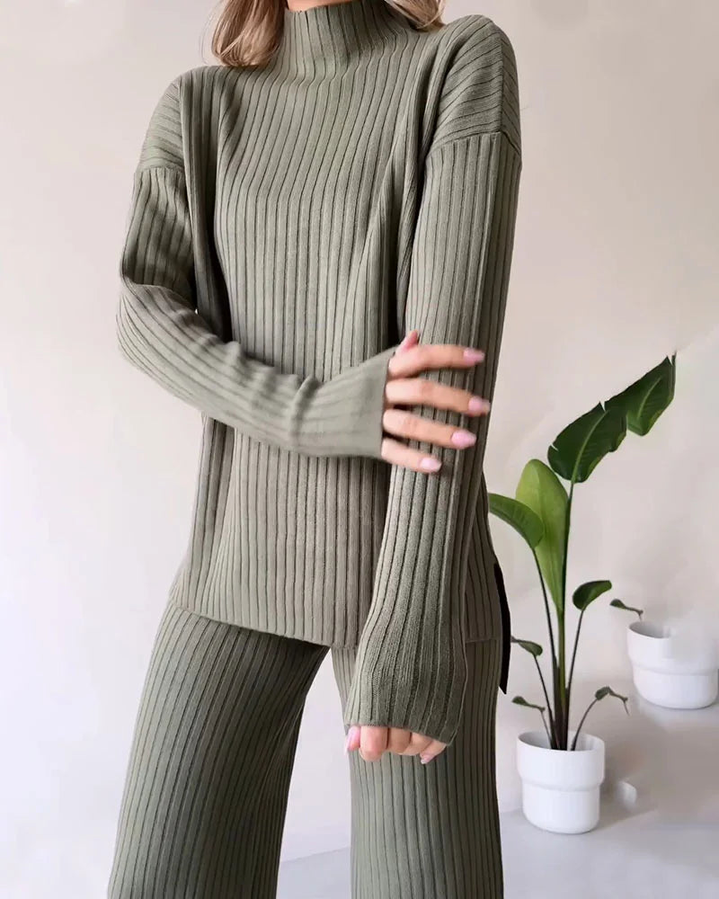 Elegantes zweiteiliges Set mit Schlitz