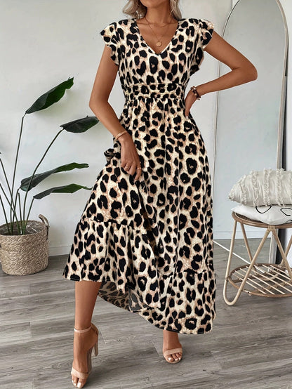 Osyrel - Bedrucktes Midi-Kleid