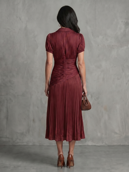 Theodora - Midikleid mit Faltenbund