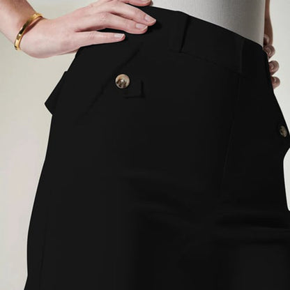 Stretch Twill Cropped Weithose