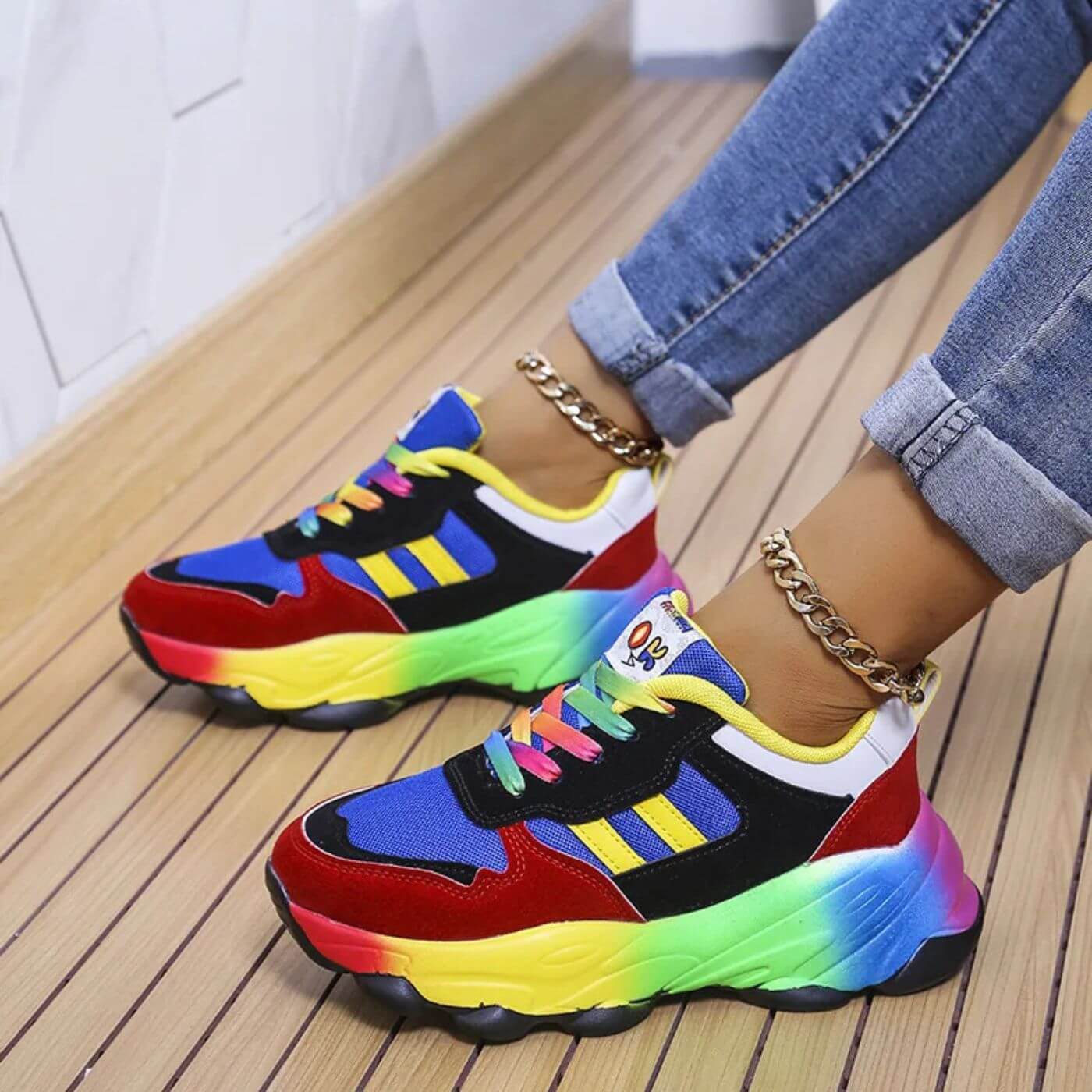 Cecilia - Bunte Orthopädische Sneaker