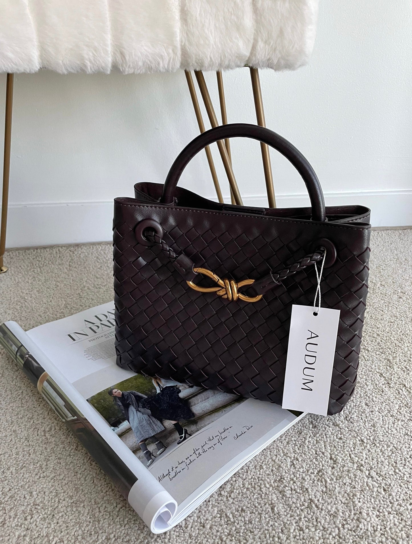 Hazelina - Gewebte Tasche klein