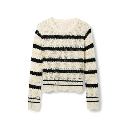 Matilda - Klassischer gestreifter Pullover